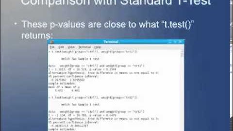 BIOS 610 2013, Lecture 20 - Bootstrap-Based Hypothesis Tests
