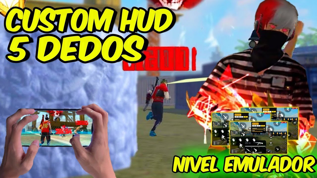 LOS CUSTOM HUD A 5 DEDOS MÁS RAPIDOS 🥵, NIVEL EMULADOR