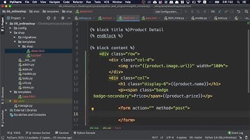 [오지랖 파이썬 웹 프로그래밍] 6장 Onlineshop 08 - detail.html 만들기 제품 상세 페이지 - product detail page template