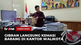 Gibran Kemasi Barang-barang di Kantor Wali Kota Solo | Kabar Siang tvOne