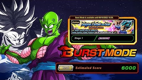 HOW TO GET 6000 BURST MODE SCORE USING WORLDWIDE CHAOS: LR TRUNKS & VEGETA EVENT: DBZ DOKKAN BATTLE