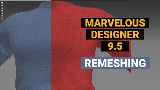 Marvelous Desinger 9.5: New Remeshing Tool