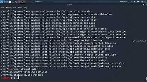 finding files in kali linux using locate command
