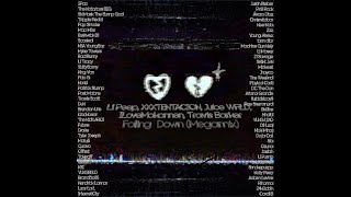 Lil Peep, Xxxtentacion & Juice WRLD - Falling Down(800subs special remix Ft Various Artists)(Mashup)