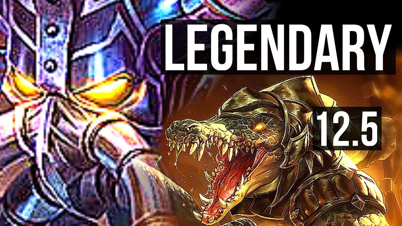 KASSADIN vs RENEKTON (MID) | 13/1/2, Legendary, Rank 8 Kassadin | EUW Grandmaster | 12.5