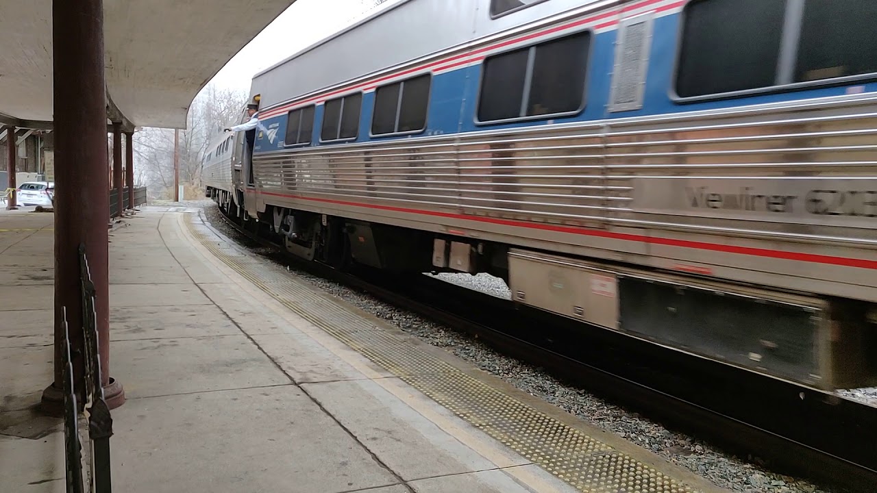 amtrak-cardinal-departing-staunton-va-2-6-19-youtube