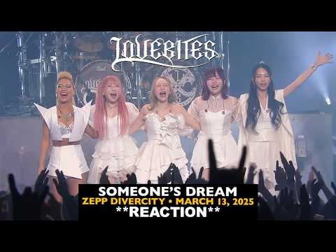 Musicians REACT to LOVEBITES: Someone's Dream and end of show (2025 Zepp DiverCity)