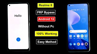 Realme 8 Frp Bypass Android 12  Realme Rmx3085 Frp Unlockgmail Remove Without Pc Easy Method A12