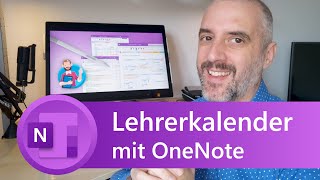 💜 Lehrerkalender 2026/2027 mit OneNote: Vorlage als Download