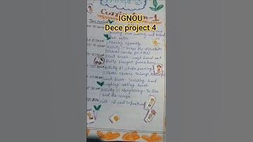 IGNOU DECE project 4all phases -1,2,3are available january and july session 2025-26#shots #trend#yt