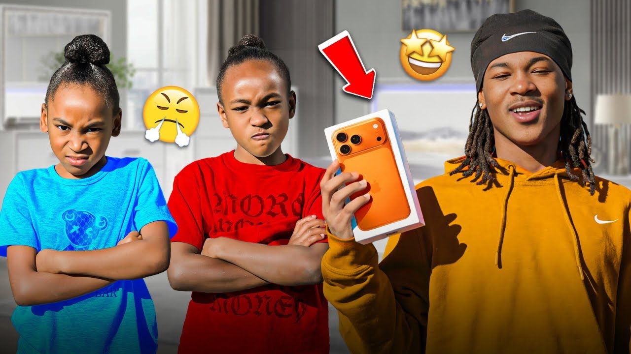 Siblings JEALOUS of Brother's New IPHONE 17, What Happens Next Is Shocking!