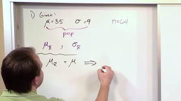 Lesson 3 - Central Limit Theorem, Part 2 (Statistics Tutor)