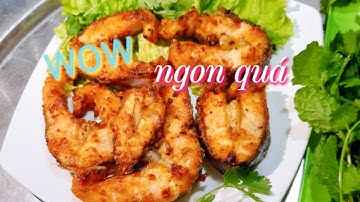 Cá tầm nướng muối ớt chuẩn vị thơm ngon như nhà hàng