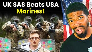 UK SAS vs US Marines - Who Wins Paintball | American Reacts