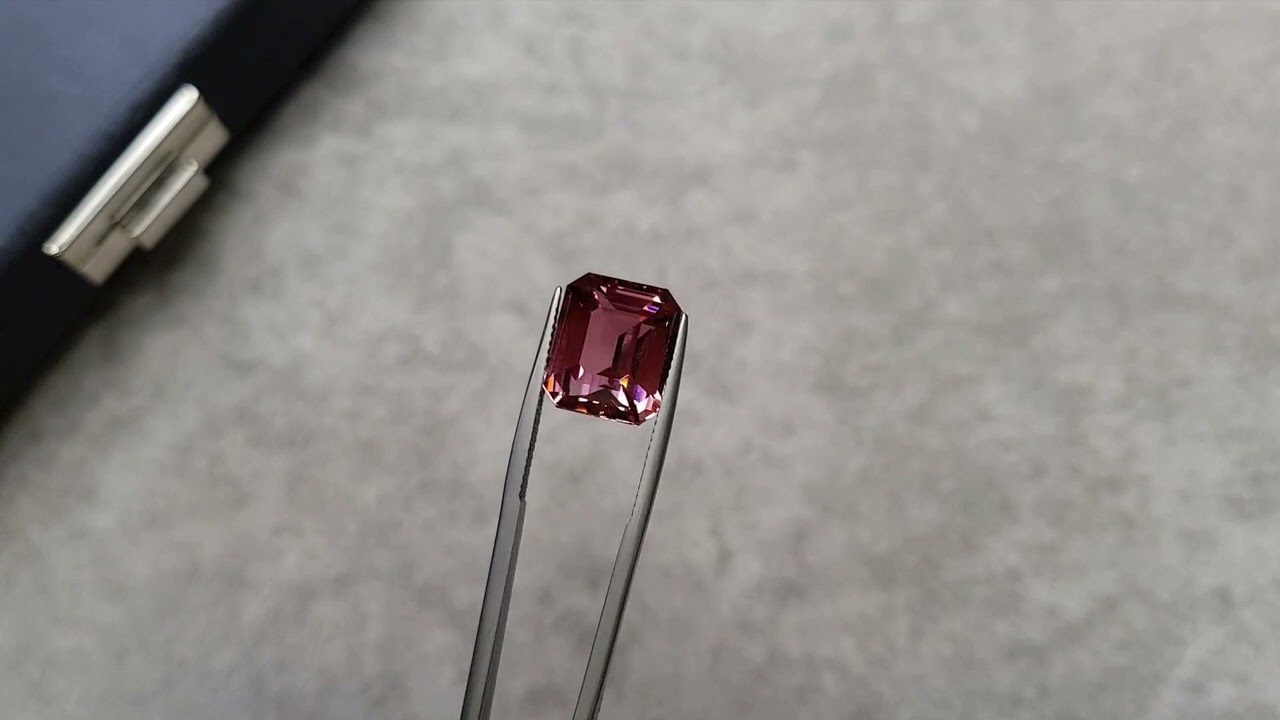 Tourmaline Verte Naturelle Du Mozambique, 1,30 Carat, Non Chauffée, P408.135T