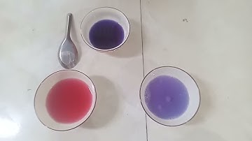 Thí Nghiệm Về Sự Đổi Màu Của Hoa Đậu Biếc | Chất Chỉ Thị Màu | Hoá Đậu Biếc