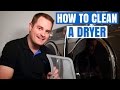 DRYER VENT CLEANING AND MAINTENANCE  (QUICK & EASY) !!