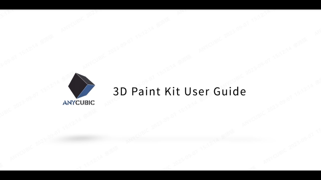 Anycubic 3D Paint Kit User Guide - YouTube