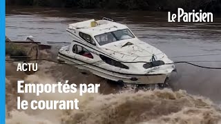 Inondations : les bateaux d’une société de croisière fluviale emportés par la crue du Lot