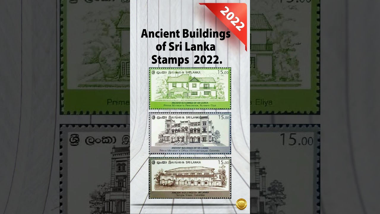 Ancient Buildings of Sri Lanka Stamps - 2022.
