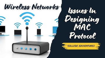 Issues In Designing MAC Protocols