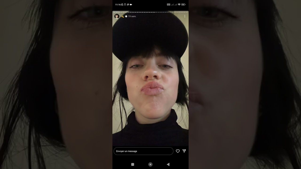 Billie eillish all her stories Instagram shaking boobs ✨🦋🦋