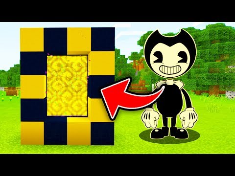 Minecraft : How TO MAKE A PORTAL TO BENDY AND THE INK MACHINE (Ps3/Xbox360/PS4/XboxOne/PE/MCPE)