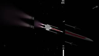 X wing in SFS #sfs #space #starwars #rocket #scifi #spaceship #spacefighter #games
