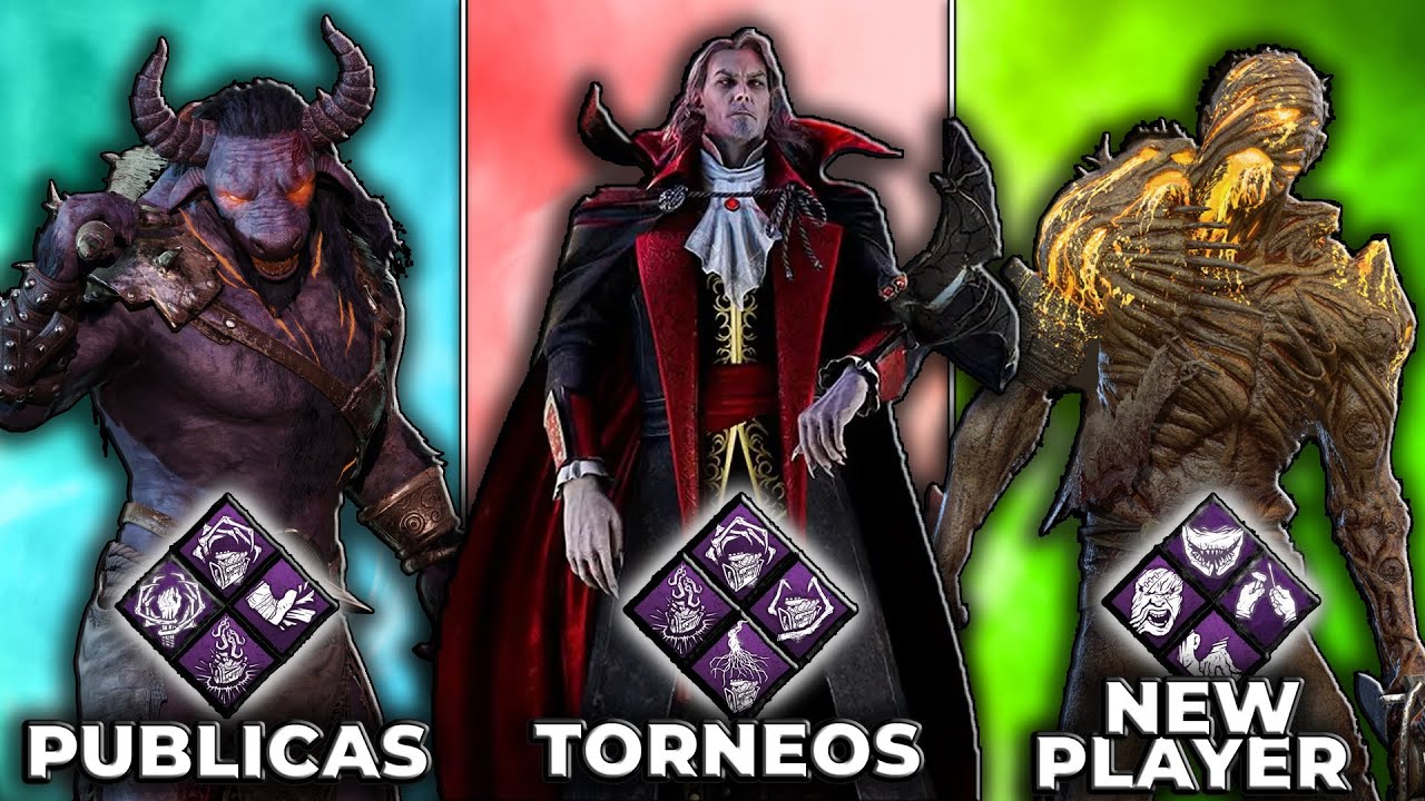 Las 3 MEJORES BUILDS de CADA KILLER de DBD en 2025 | Dead by Daylight