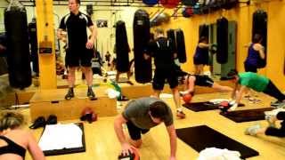Tuesday Core Training at Contenders Training Studio (January 14, 2014)