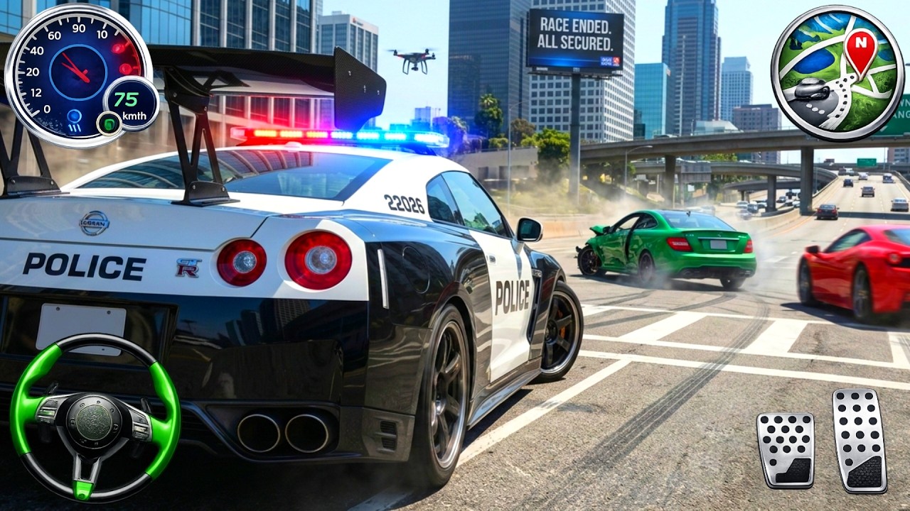 Police Simulator: Car Patrol - Highway Racers Pursuit Real Cop Cars - Android GamePlay
