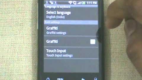 Android input for the Deaf-Blind Graffiti