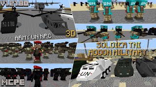 SOLDIER TNI ADDON MILITARY UN MINECRAFT v1.21.81 PE MOD @WarriorProGamerz screenshot 5