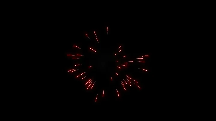 Fireworks elements for wedding party Free Alpha Channel Stock Video on Transparent Background