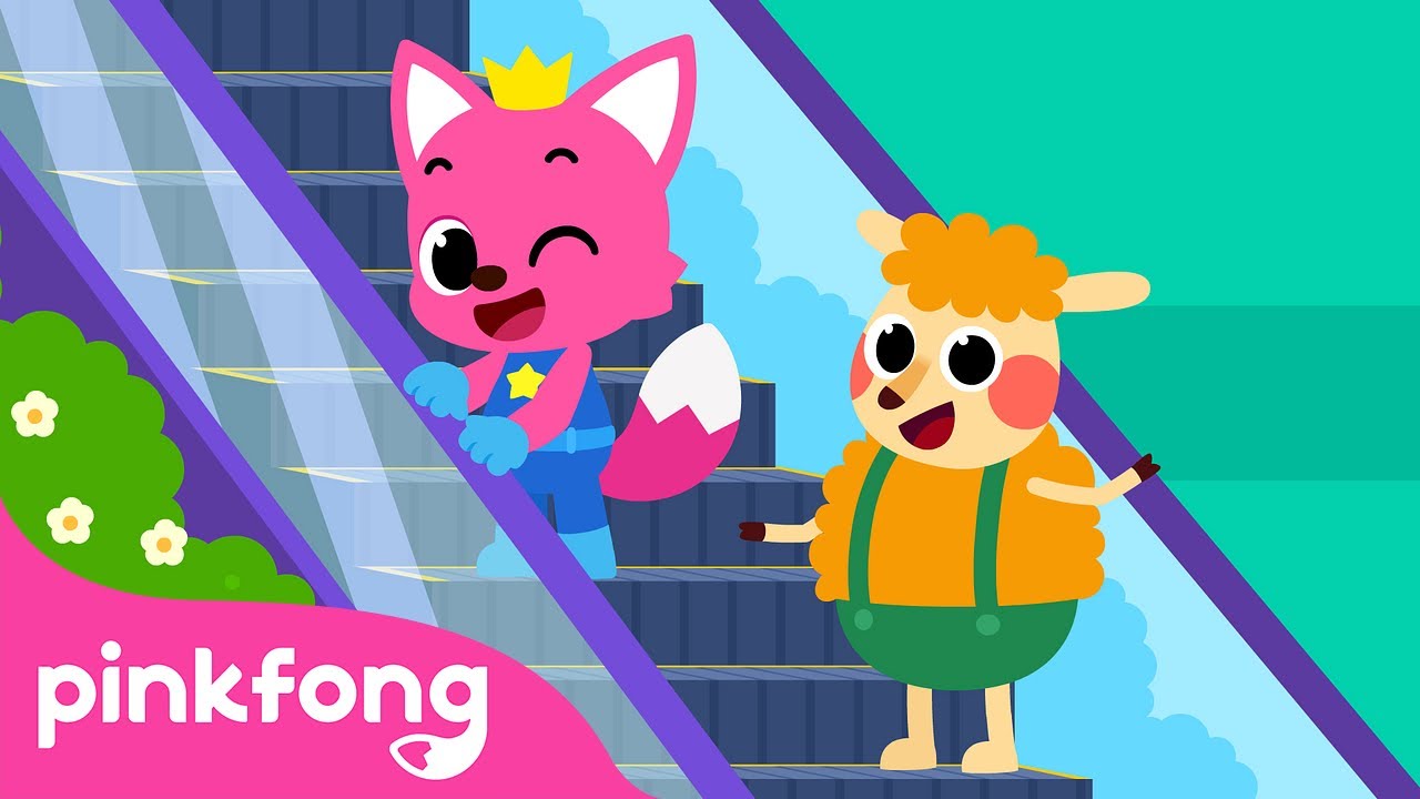 ⁣Attention à la marche sur les escalators | Habitudes pour Petits | Pinkfong ! Chansons pour Enfants