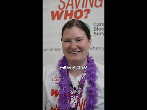 CHEO Comes To Canadian Blood Services 