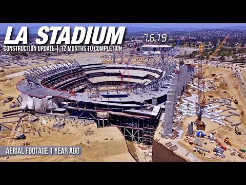 Wideo: Stadion pływacki w Los Angeles w parku ekspozycyjnym