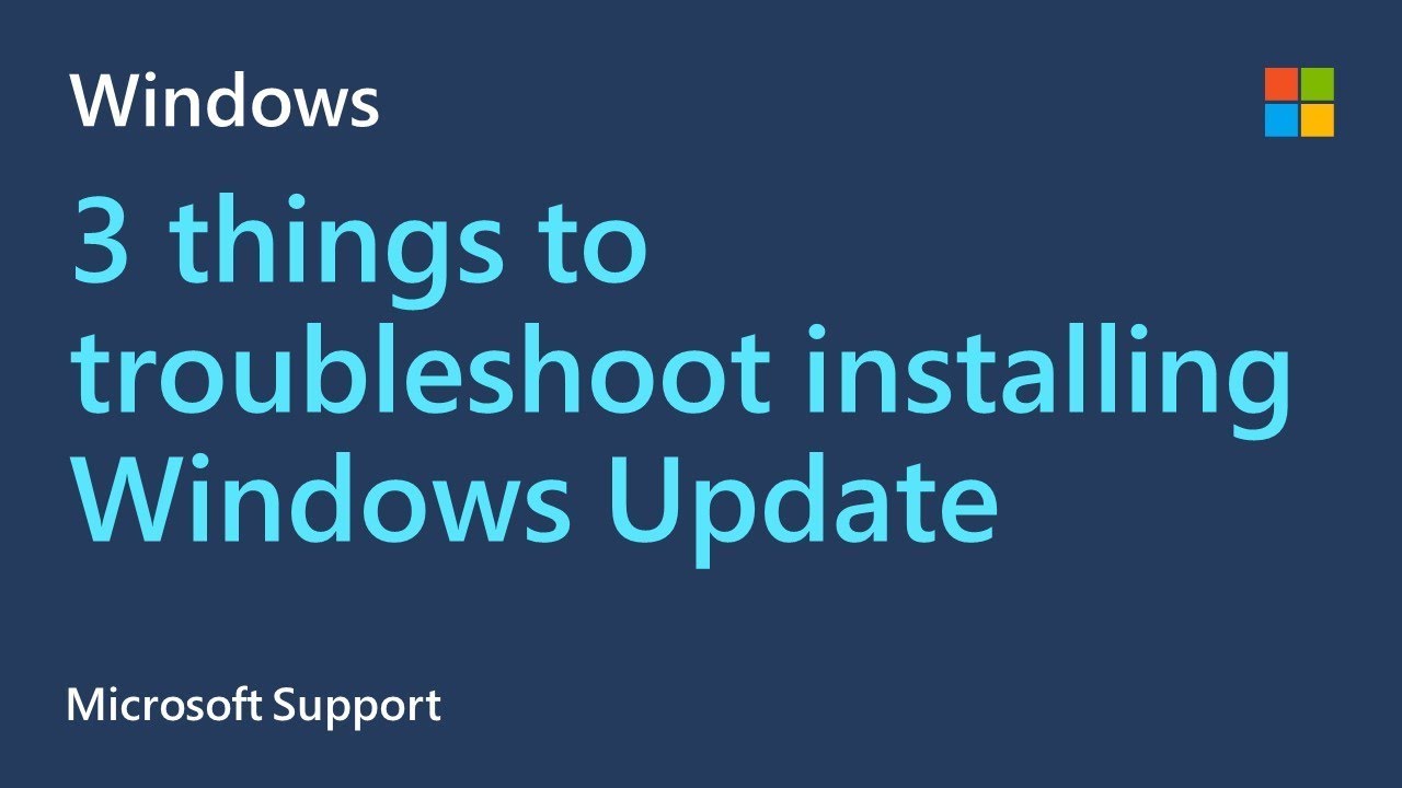 Troubleshoot issues updating Windows 10 Microsoft YouTube