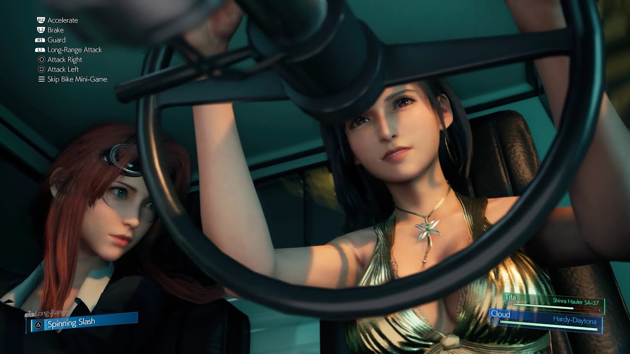 Short Hair Tifa Wears Her Shiny Golden Dress Part 13 | Final Fantasy VII Remake Gameplay with Mods