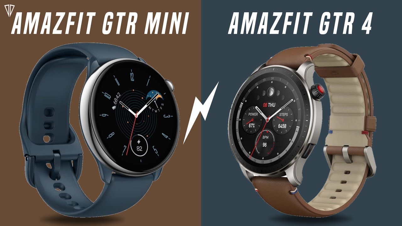 Amazfit GTR Mini VS Amazfit GTR 4 