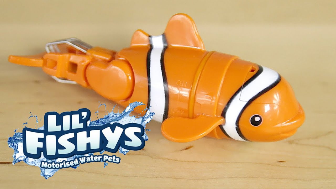 Lil'Fishys, interaktywne rybki, TM Toys - YouTube