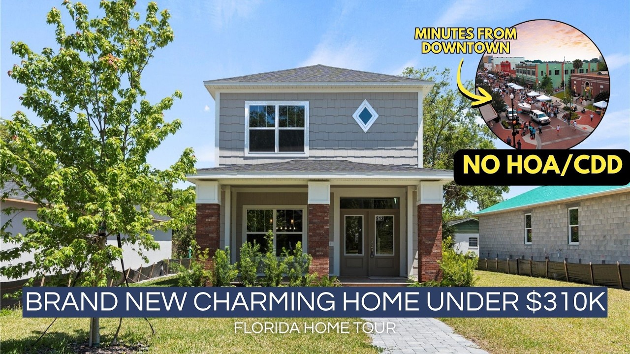 Сэнфорд, Флорида. Новостройка с очарованием старого света | До 310 тыс. долларов, без ТСЖ!