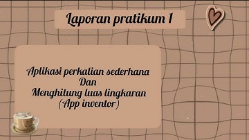 membuat aplikasi sederhana perkalian dan menghitung luas lingkaran
