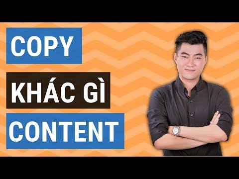 Content Writing khác gì CopyWriting