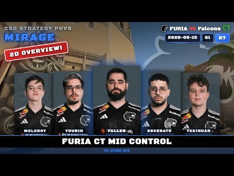 FURIA CT Mid Control vs Falcons - Mirage - PGL Astana 2026