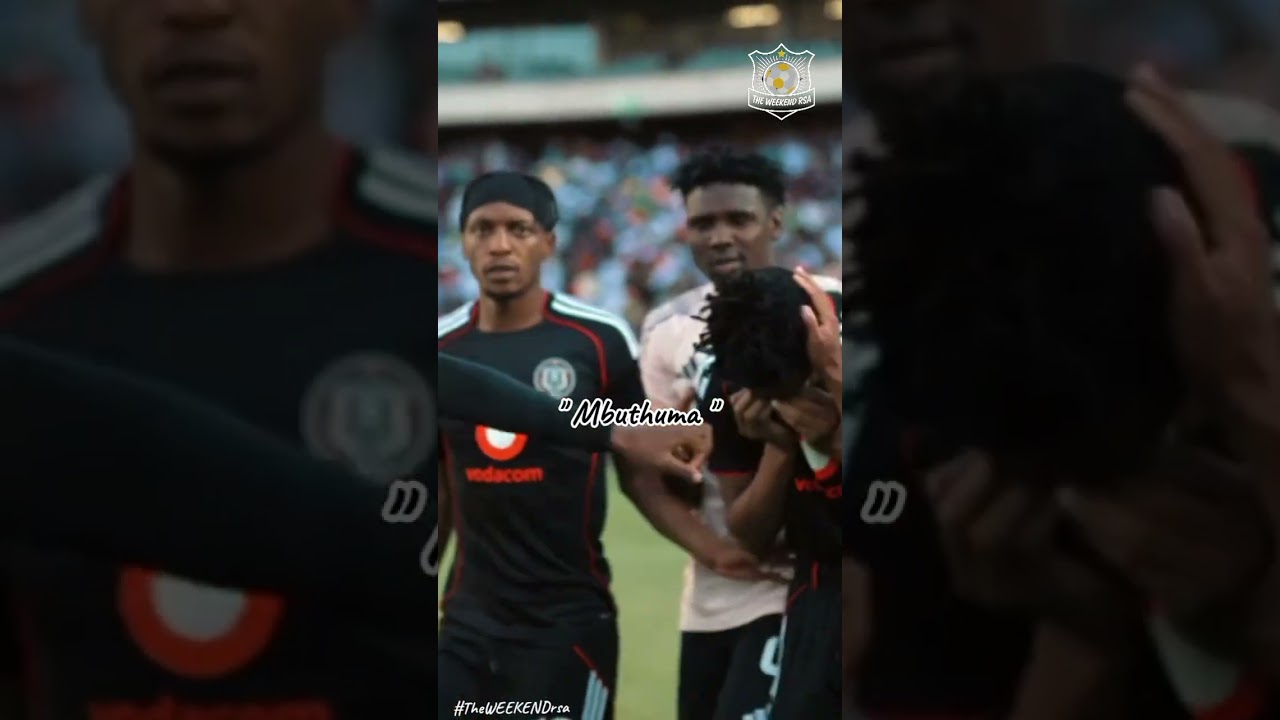 Orlando Pirates fans chanting Yanela Mbuthuma's name after game 