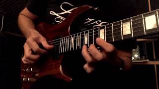 Mike Oldfield &quot;Amarok&quot; fast guitar solo cover by Manu Herrera