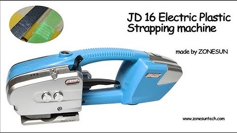 How To Use JD-13/16 Battery Power Strapping machine