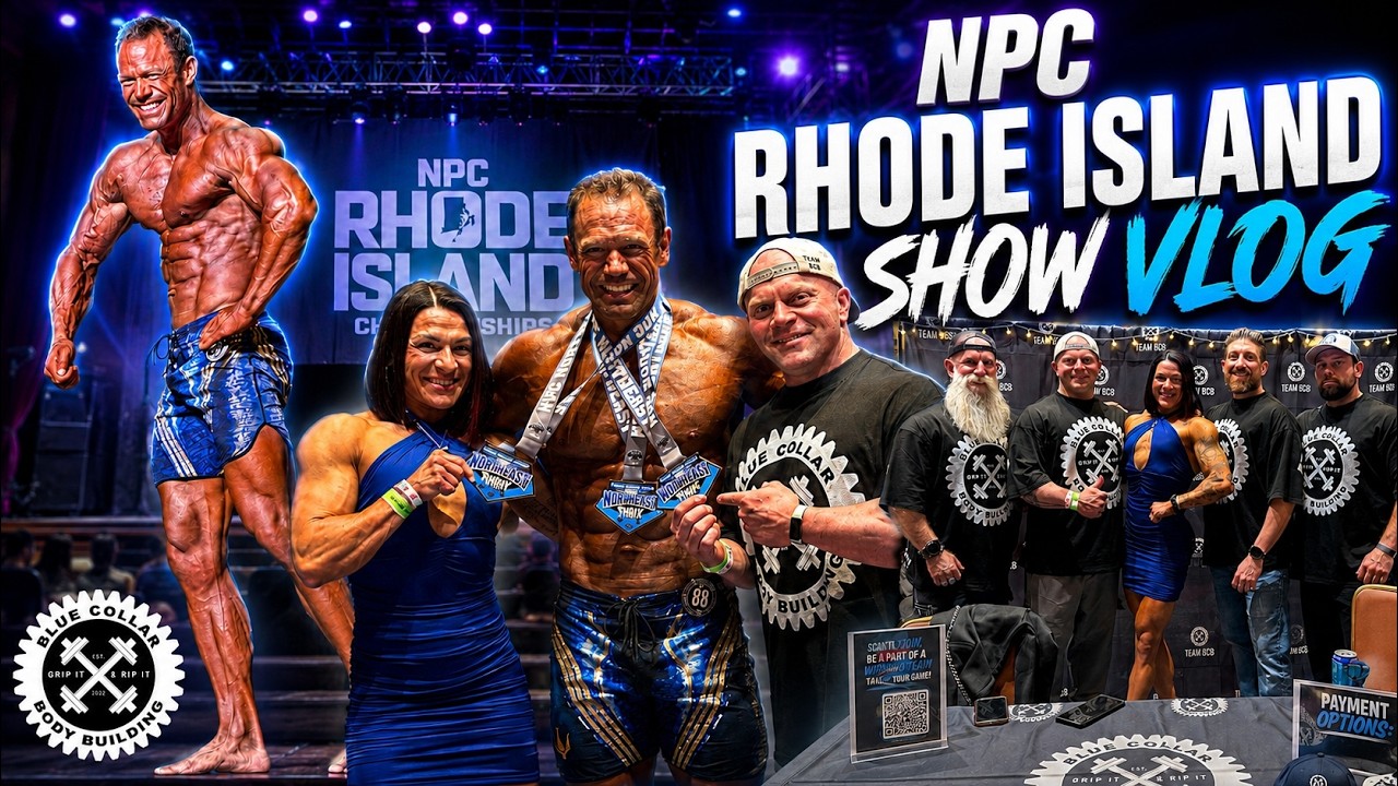 NPC Rhode Island Championships: Bodybuilding Show Vlog & Coaching Peak Week