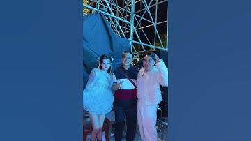 Hồ Phi Nal & Hana Cẩm Tiên cùng Bầu Show Lê Khắc Bình trong sự kiện Festival